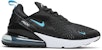 Nike Air Max 270 'Hitam Biru Muda Fury' DD7120-001