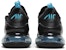Nike Air Max 270 'Hitam Biru Muda Fury' DD7120-001