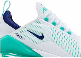 Order Nike Air Max 270 百搭舒適 耐磨防滑 低筒 跑步鞋 男款 淺白綠
