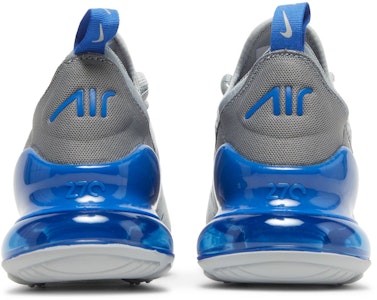 (Grade School) Nike Air Max 270 'Light Smoke Grey Game Royal' DN8009-001 Details for (Grade School) Nike Air Max 270 'Light Smoke Grey Game Royal' DN8009-001