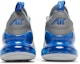 Details for (Nilai Sekolah) Nike Air Max 270 'Kelabu Asap Cerah Game Royal' DN8009-001