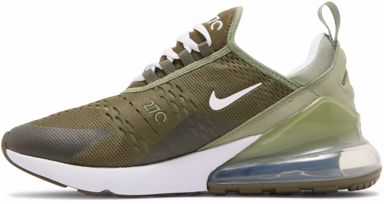Nike Air Max 270 'Medium Olive' Lelaki Wanita Sneakers Kasual Hijau. FJ0680-222 Lookbook Nike Air Max 270 'Medium Olive' Lelaki Wanita Sneakers Kasual Hijau. FJ0680-222