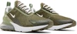 Nike Air Max 270 'Medium Olive' Lelaki Wanita Sneakers Kasual Hijau. FJ0680-222