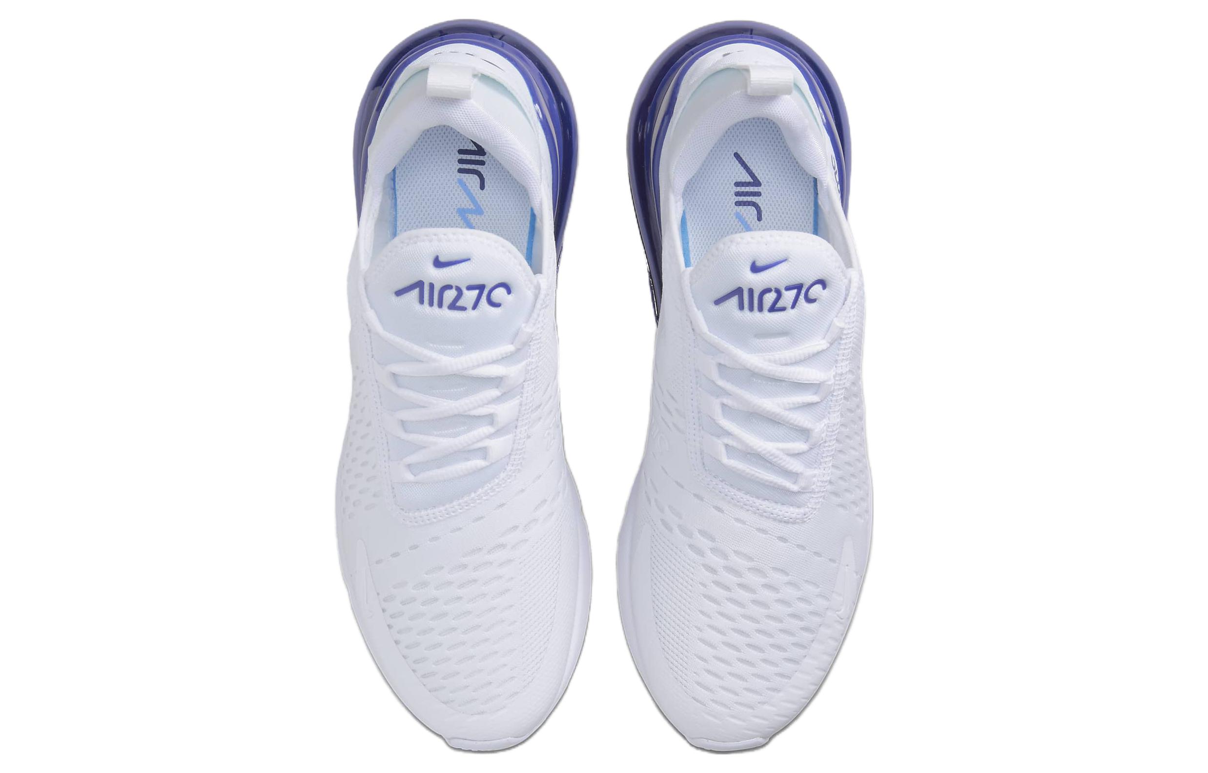 Shop 耐吉 氣墊 270 減震防滑耐磨 低幫 運動休閒鞋 男款 白