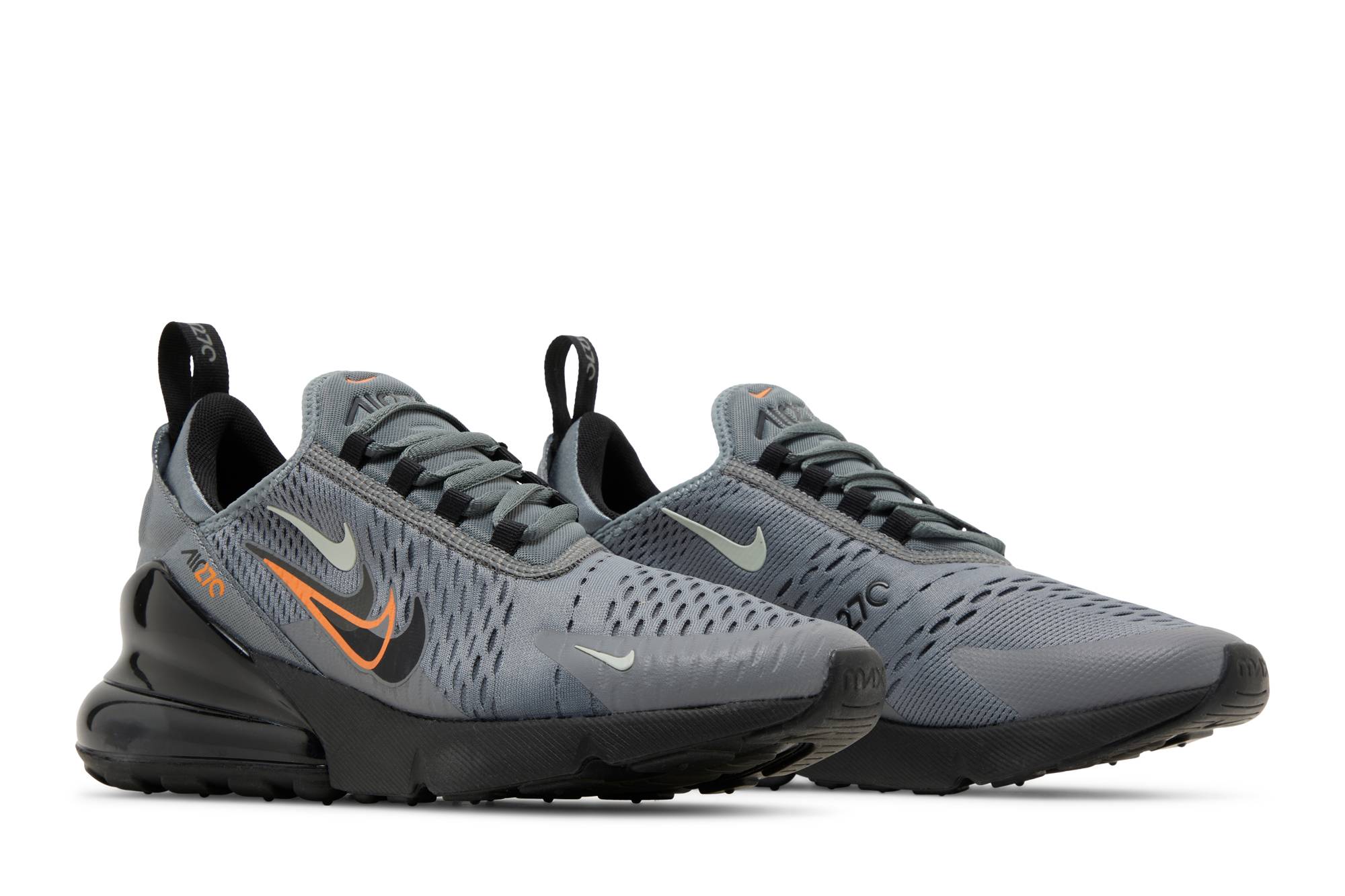 Cheap Nike Air Max 270 'Multi-Swoosh - Gris Humo y Mandarina' FN7811-001