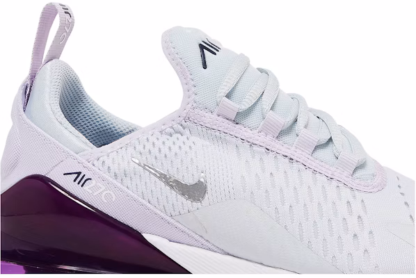 (Grade School) Nike Air Max 270 'Pure Platinum Violet Frost' 943345-023 Order (Grade School) Nike Air Max 270 'Pure Platinum Violet Frost' 943345-023