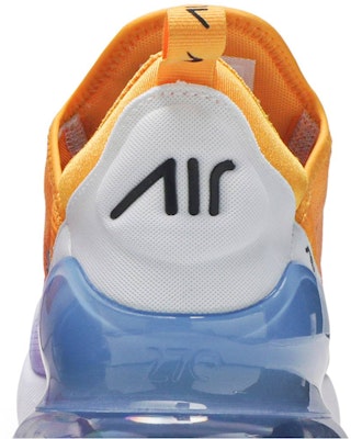 Nike Air Max 270 'Summer Gradient' Lelaki/Wanita Kasut Musim Panas. AH8050-702 Sizing Nike Air Max 270 'Summer Gradient' Lelaki/Wanita Kasut Musim Panas. AH8050-702