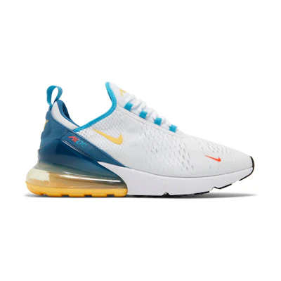 Nike Air Max 270 'White Industrial Blue Citron'