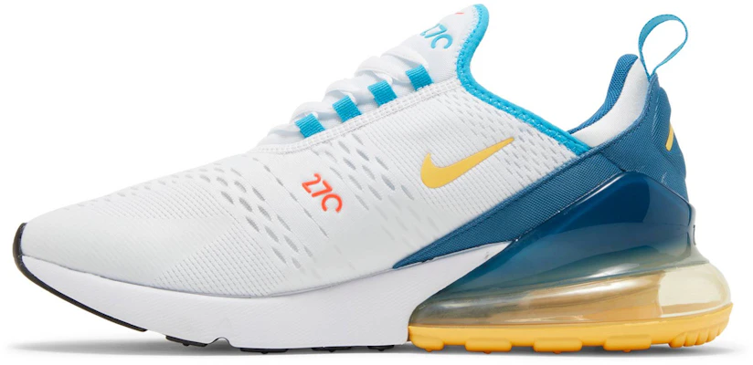 Nike Air Max 270 'Blanco Azul Industrial y Limón' Fj4000-100 Lookbook Nike Air Max 270 'Blanco Azul Industrial y Limón' Fj4000-100