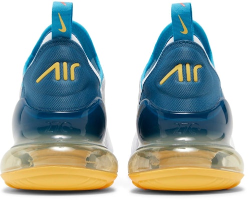 Nike Air Max 270 'Blanco Azul Industrial y Limón' Fj4000-100 Details for Nike Air Max 270 'Blanco Azul Industrial y Limón' Fj4000-100