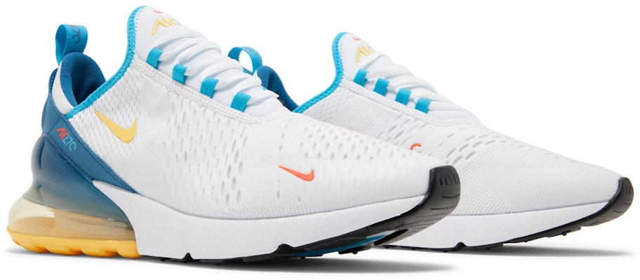 Nike Air Max 270 'Blanco Azul Industrial y Limón' Fj4000-100 Cheap Nike Air Max 270 'Blanco Azul Industrial y Limón' Fj4000-100