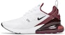 Nike Air Max 270 'Putih Malam Maroon' FN6858-681