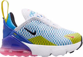 (Toddler) Nike Air Max 270 'White Royal Pink' FD1022-100 (Toddler) Nike Air Max 270 'White Royal Pink' FD1022-100