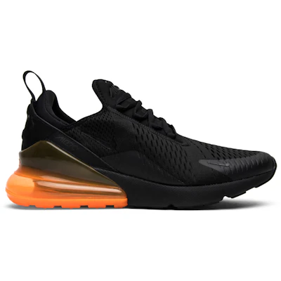 Nike Air Max 270 Black Total Orange AH8050-008 Nicesnk