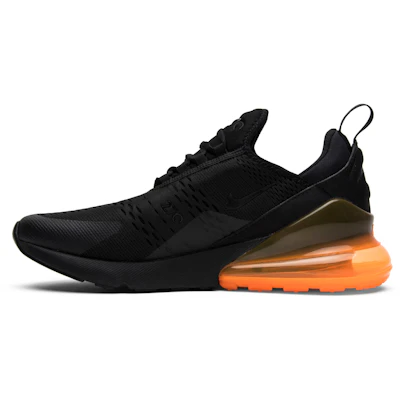 Nike Air Max 270 Black Total Orange AH8050-008 Nicesnk