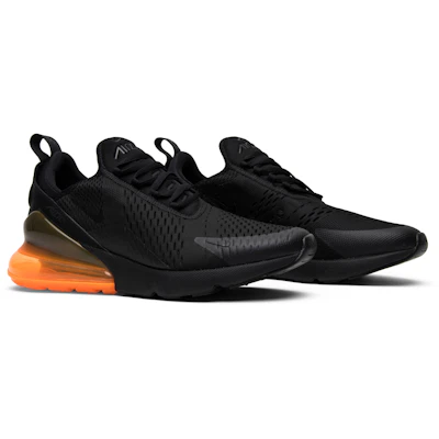 Nike Air Max 270 Black Total Orange AH8050-008 Nicesnk