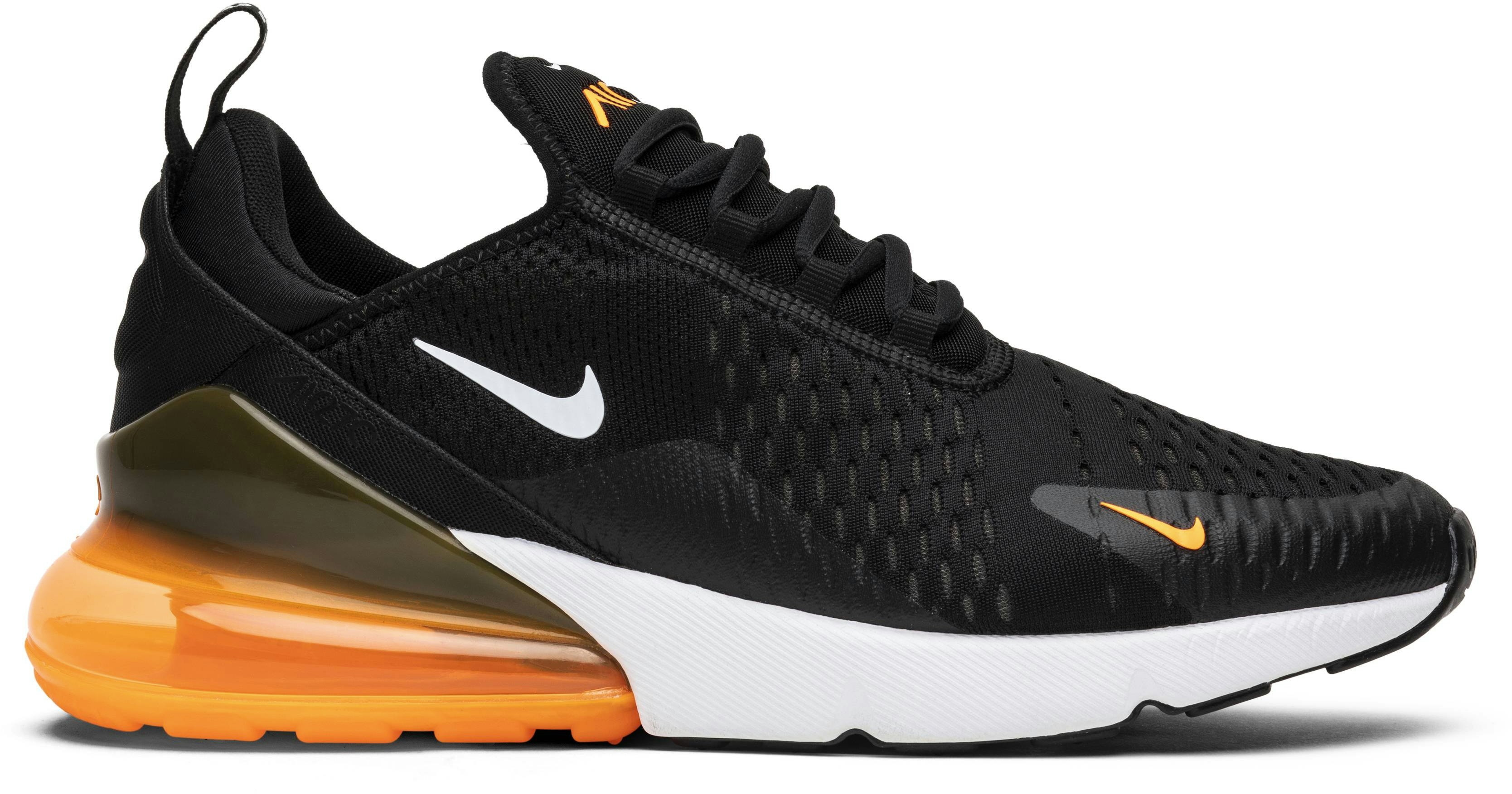 Nike Air Max 270 Black White Total Orange AH8050 014 AH8050 014