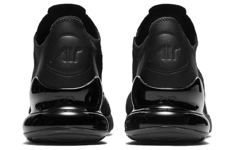 Shop 耐吉 Air Max 270 Flyknit 'Triple Black' AO1023-005