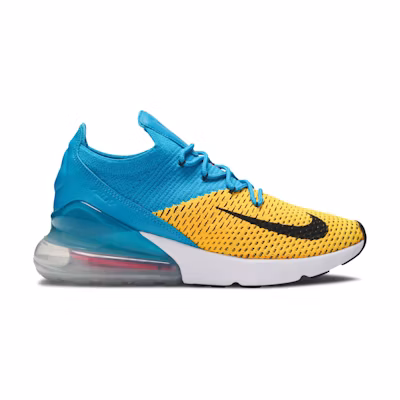 Nike Air Max 270 Flyknit Laser Orange Blue Orbit