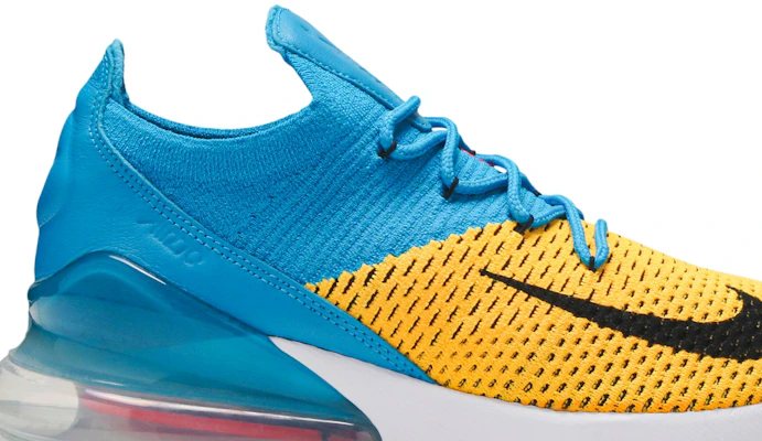 Nike Air Max 270 Flyknit Laser Orange Blue Orbit AO1023-800 Order Nike Air Max 270 Flyknit Laser Orange Blue Orbit AO1023-800