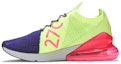 Lookbook Nike Air Max 270 Flyknit Púrpura Regency Volt. AO1023-501
