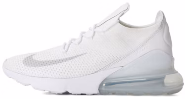 Nike Air Max 270 Flyknit Triple White AO1023-102 Nike Air Max 270 Flyknit Triple White AO1023-102