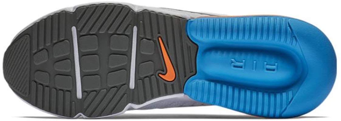 Nike Air Max 270 Futura White Total Orange Blue Heron AO1569-100 Shop Nike Air Max 270 Futura White Total Orange Blue Heron AO1569-100