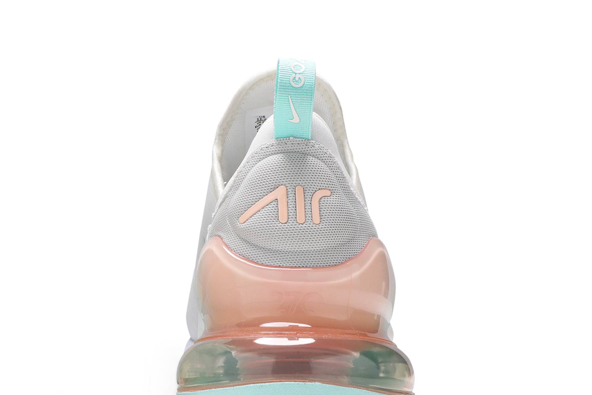 Sizing Nike Air Max 270 G 低筒 跑步鞋 男款 白綠橙