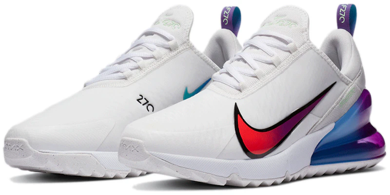 耐吉 Air Max 270 G NRG 低筒跑步鞋 男款 白藍紫 Lookbook 耐吉 Air Max 270 G NRG 低筒跑步鞋 男款 白藍紫