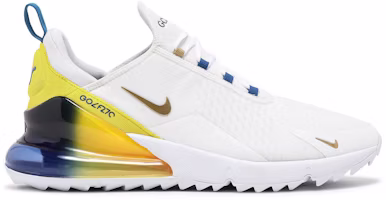 Nike Air Max 270 Golf NRG 'White Metallic Gold' CK6541-111 Nike Air Max 270 Golf NRG 'White Metallic Gold' CK6541-111