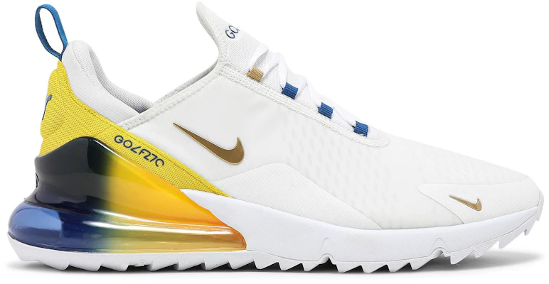 Nike Air Max 270 G NRG 氣墊 減震 低幫 跑步鞋 男款 白黃藍 Buy Nike Air Max 270 G NRG 氣墊 減震 低幫 跑步鞋 男款 白黃藍