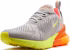 Nike Air Max 270 Kelabu Volt Jingga AH8050-012