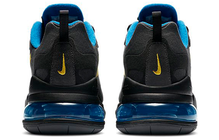 Nike Air Max 270 React 'Black Yellow Blue' 圖 4