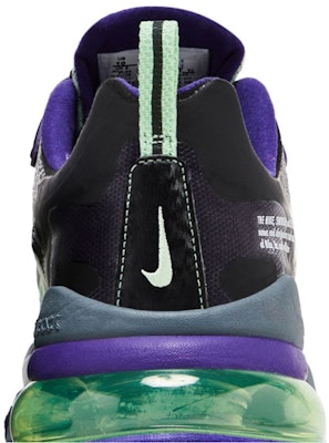 耐克Air Max 270 React 'Future Swoosh' 运动鞋 CT1617-001 Sizing 耐克Air Max 270 React 'Future Swoosh' 运动鞋 CT1617-001