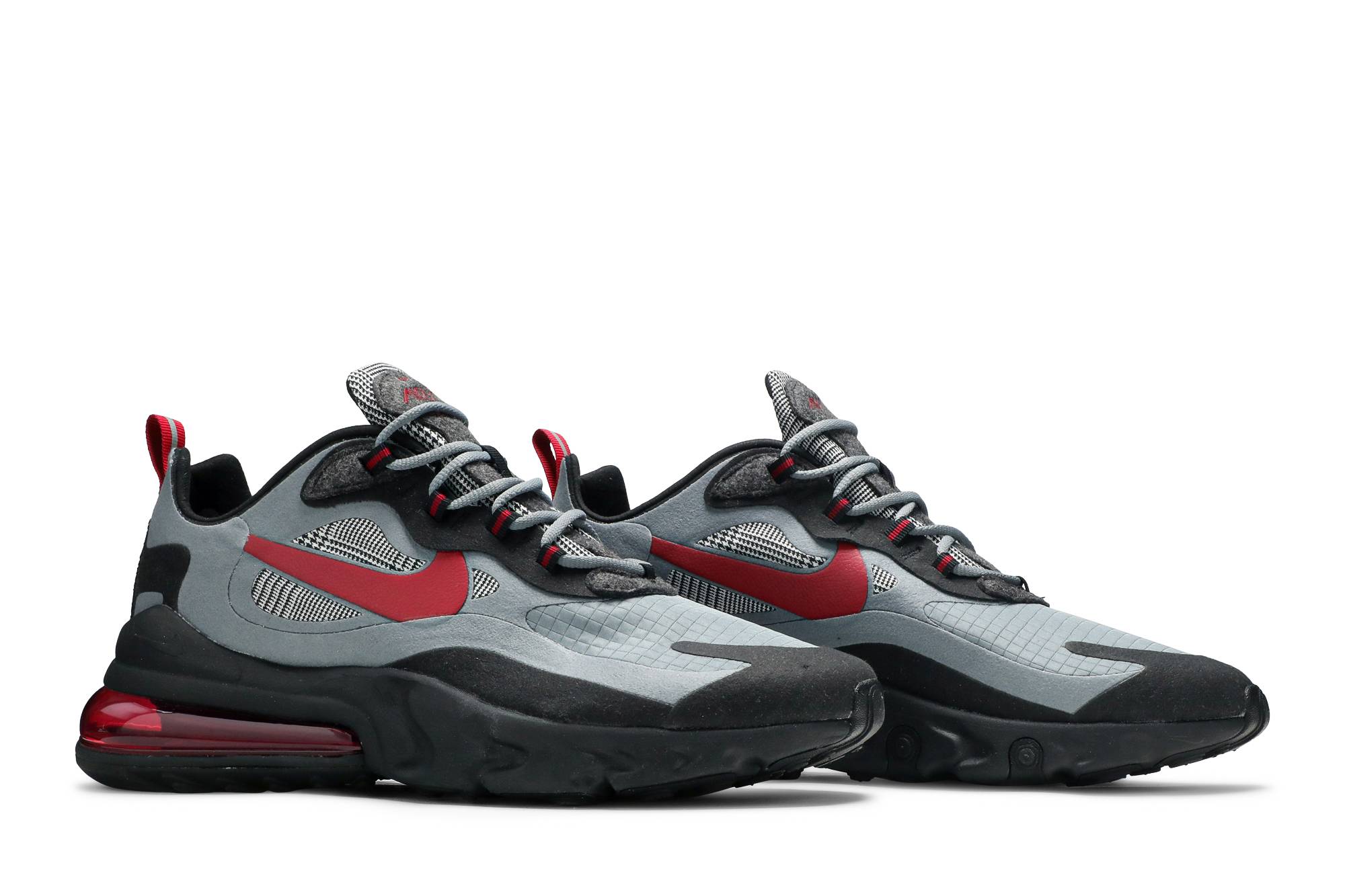 Cheap Nike Air Max 270 React “千鸟格” 灰黑