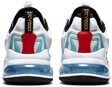 나이키 에어맥스 270 리액트 '화이트 블리치드 아쿠아' CT1281-100 Shop 나이키 에어맥스 270 리액트 '화이트 블리치드 아쿠아' CT1281-100