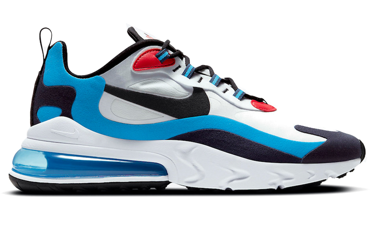 Order Nike Air Max 270 React 低筒 跑步鞋 男款 白藍紅
