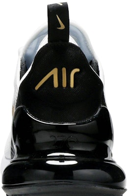 Nike Air Max 270 White Metallic Gold Black AV7892-100 Sizing Nike Air Max 270 White Metallic Gold Black AV7892-100