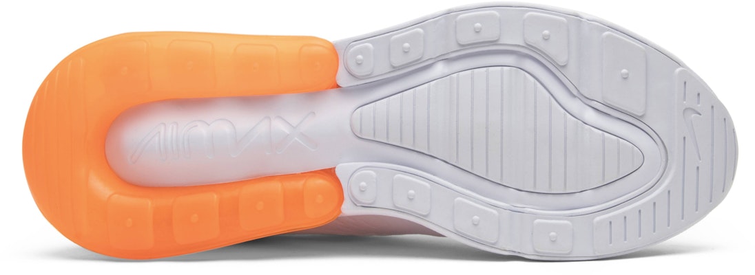 Nike air max 270 2025 white pack total orange