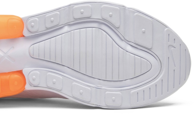 Nike air max 270 white pack total orange deals