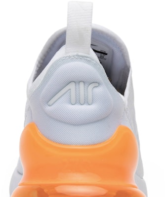 Nike Air Max 270 White Pack Total Orange AH8050 102 AH8050 102