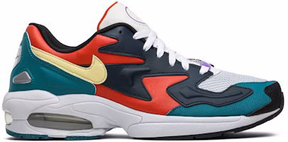 Nike Air Max 2 Light SP 'Red Navy Emerald' BV1359-600 Nike Air Max 2 Light SP 'Red Navy Emerald' BV1359-600