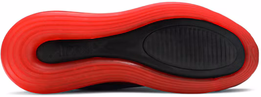 Shop Nike Air Max 720 氣墊 低筒 運動休閒鞋 男女同款 黑紅