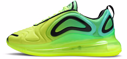 Lookbook 耐吉 Air Max 720「Volt」低帮跑步鞋 男款 黑黃 氣墊