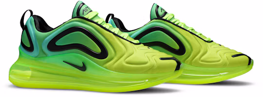 Cheap 耐吉 Air Max 720「Volt」低帮跑步鞋 男款 黑黃 氣墊