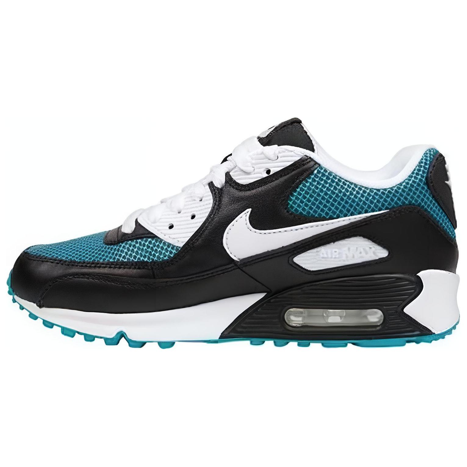 Buy Nike Air Max 90 輕便透氣 低筒 休閒生活鞋 男女兩用 黑綠色