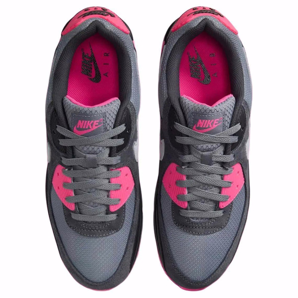Nike Air Max 90 'Black Grey Hyper Pink'