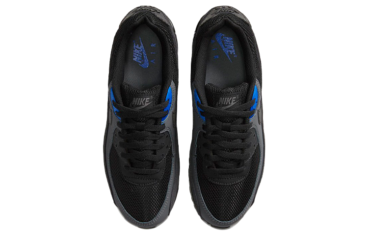 Shop Nike Air Max 90 'Hitam Hyper Royal' DA1505-001