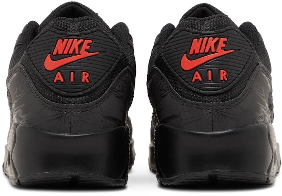 Nike Air Max 90 'Negro Rojo Reflectante' DZ4504-003 Details for Nike Air Max 90 'Negro Rojo Reflectante' DZ4504-003