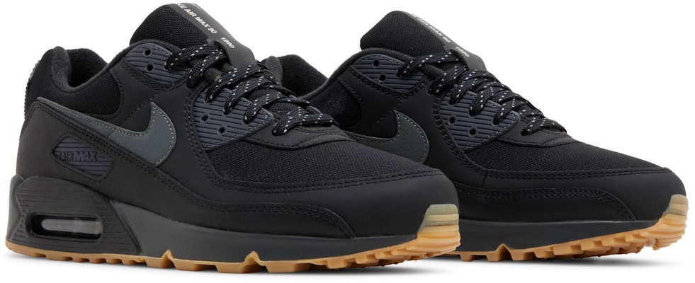 Nike Air Max 90 'Black Smoke Grey Gum' FV0387-001 Cheap Nike Air Max 90 'Black Smoke Grey Gum' FV0387-001